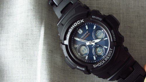 Casio shock awg m100sb - casio, g-shock