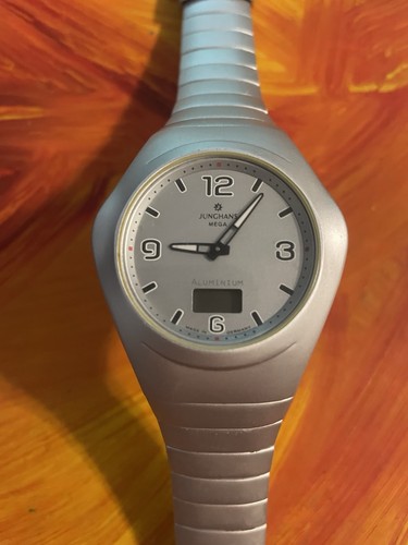 Junghans mega alu - alu.funk, funkuhr