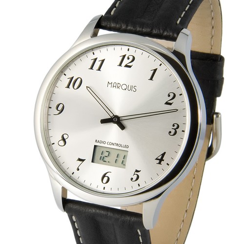 Elegante herren funkuhr - herren,